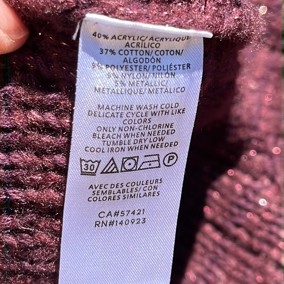 NWT Ann Taylor Factory sweater XL - Picture 8 of 10